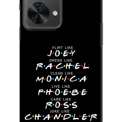 FRIENDS Character OnePlus Nord 2T 5G Hard Case Back Cover by Casekaro