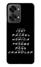 FRIENDS Character OnePlus Nord 2T 5G Hard Case Back Cover by Casekaro
