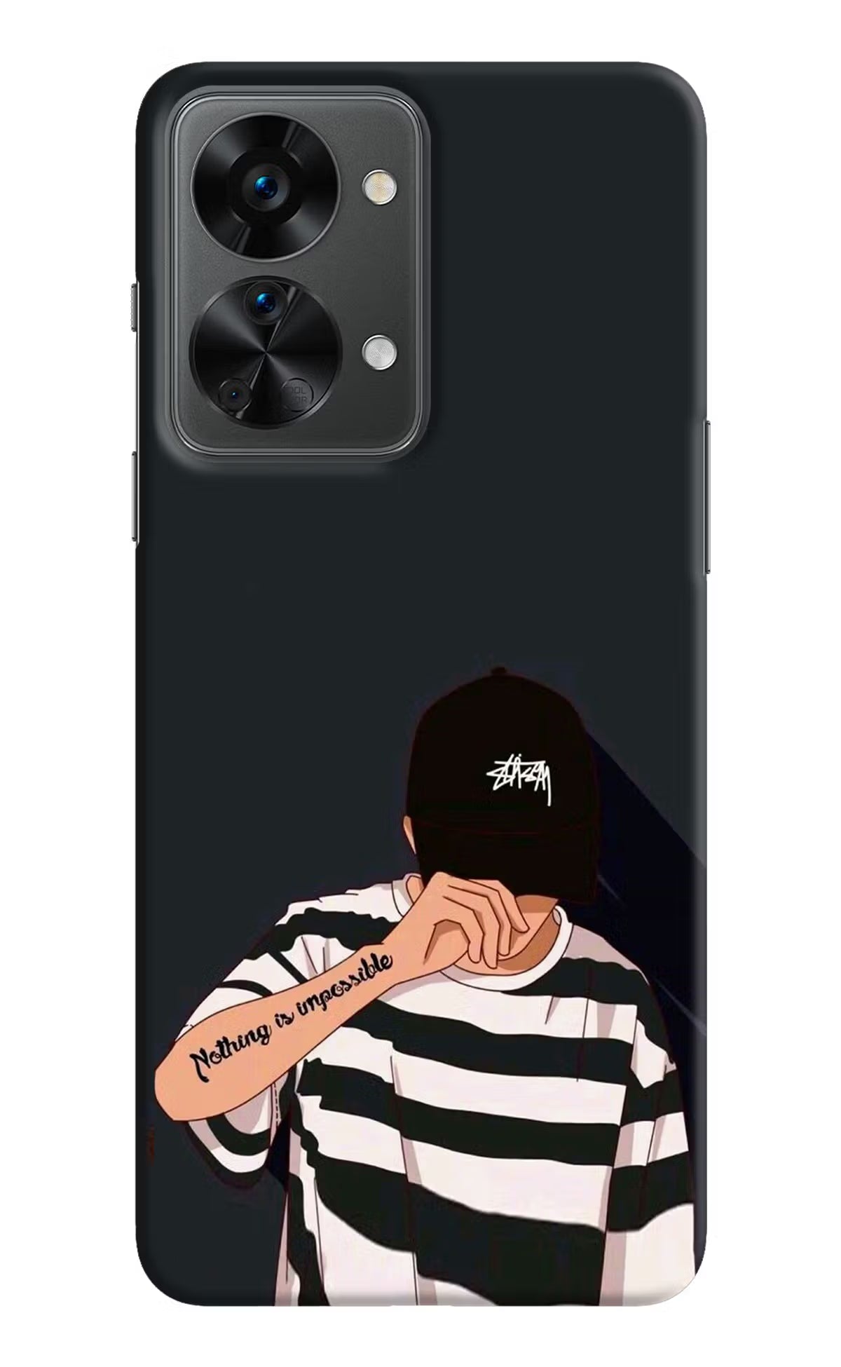 Aesthetic Boy OnePlus Nord 2T 5G Hard Case Back Cover by Casekaro