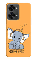 High On Music OnePlus Nord 2T 5G Hard Case Back Cover by Casekaro