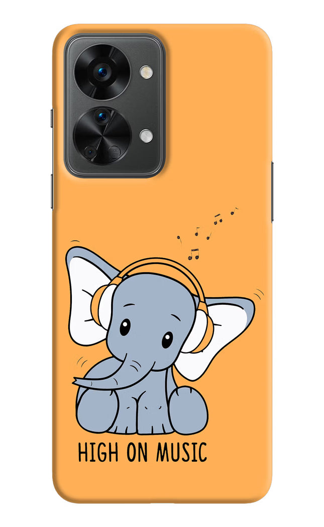 High On Music OnePlus Nord 2T 5G Hard Case Back Cover by Casekaro