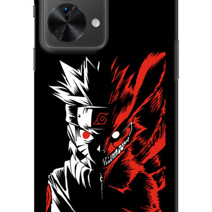 Naruto Two Face OnePlus Nord 2T 5G Hard Case Back Cover by Casekaro