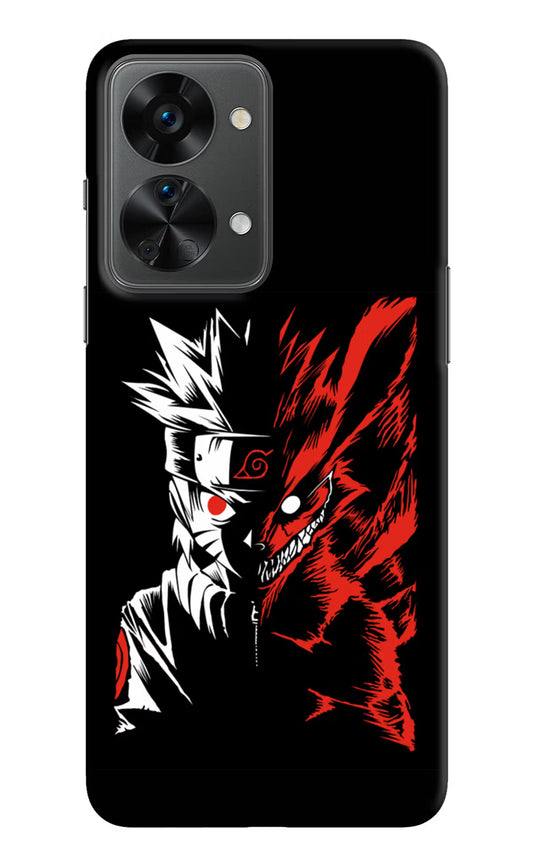Naruto Two Face OnePlus Nord 2T 5G Hard Case Back Cover by Casekaro