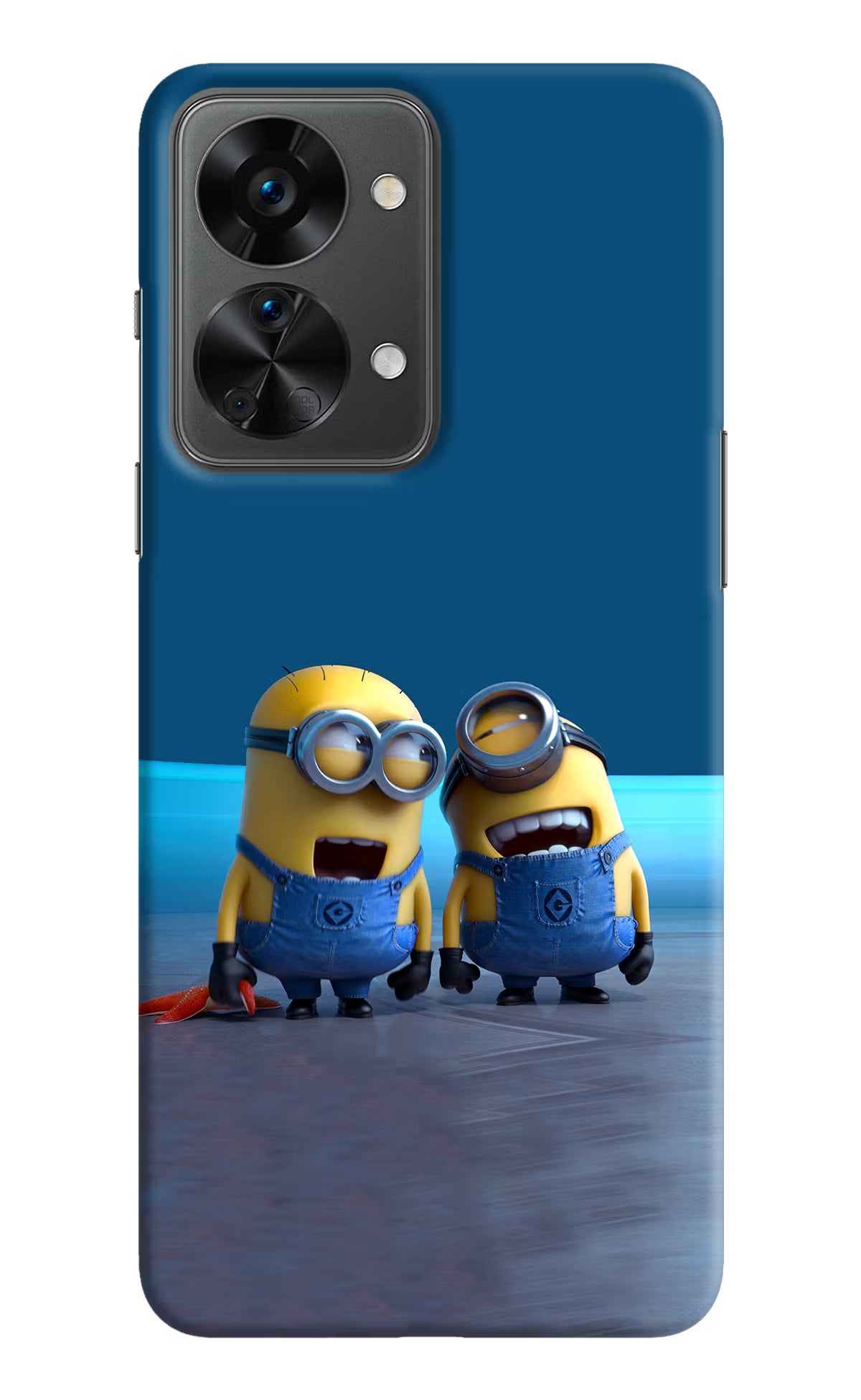 Minion Laughing OnePlus Nord 2T 5G Hard Case Back Cover by Casekaro