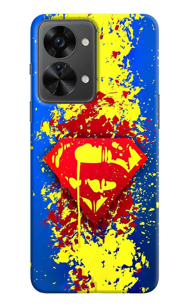 Superman logo OnePlus Nord 2T 5G Hard Case Back Cover by Casekaro