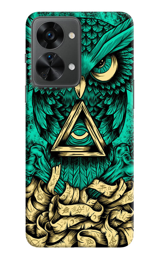 Green Owl OnePlus Nord 2T 5G Hard Case Back Cover by Casekaro