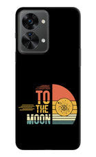 To the Moon OnePlus Nord 2T 5G Hard Case Back Cover by Casekaro