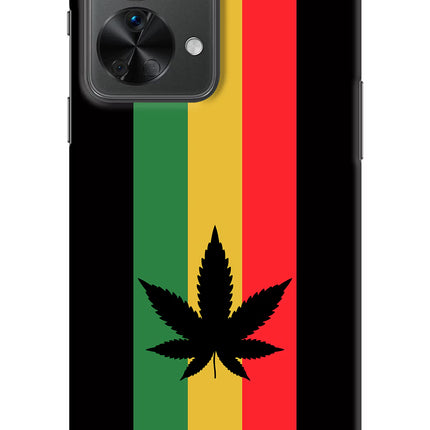 Weed Flag OnePlus Nord 2T 5G Hard Case Back Cover by Casekaro