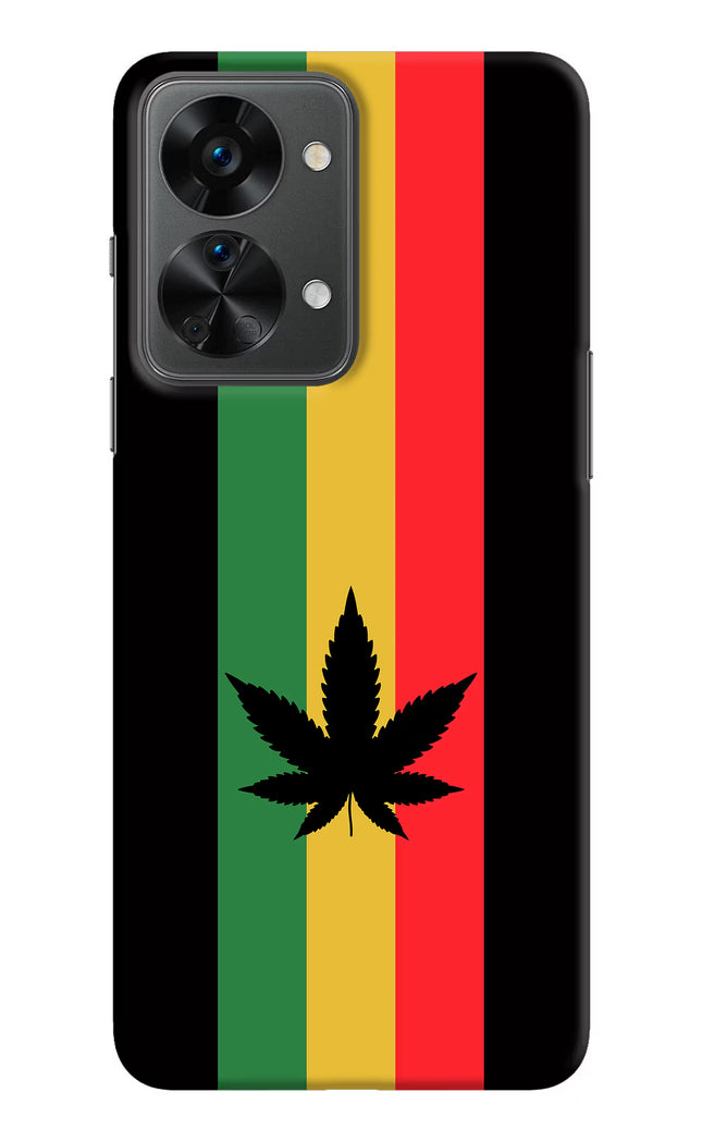 Weed Flag OnePlus Nord 2T 5G Hard Case Back Cover by Casekaro