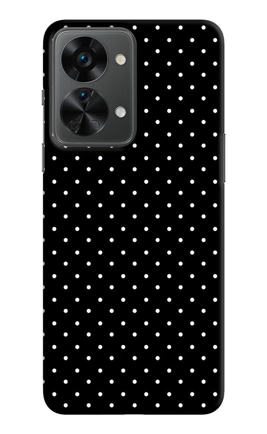 White Dots OnePlus Nord 2T 5G Hard Case Back Cover by Casekaro