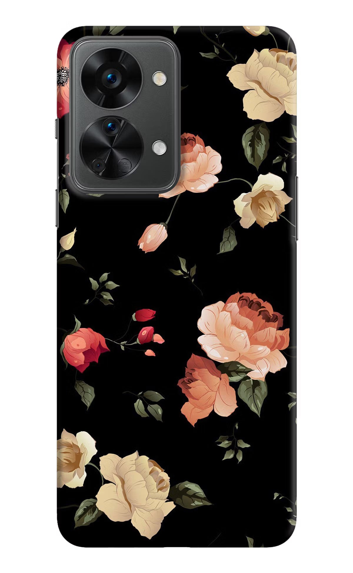 Flowers OnePlus Nord 2T 5G Hard Case Back Cover by Casekaro