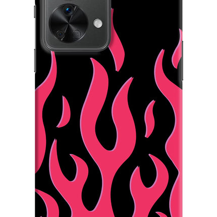 Fire Flames OnePlus Nord 2T 5G Hard Case Back Cover by Casekaro