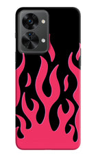 Fire Flames OnePlus Nord 2T 5G Hard Case Back Cover by Casekaro