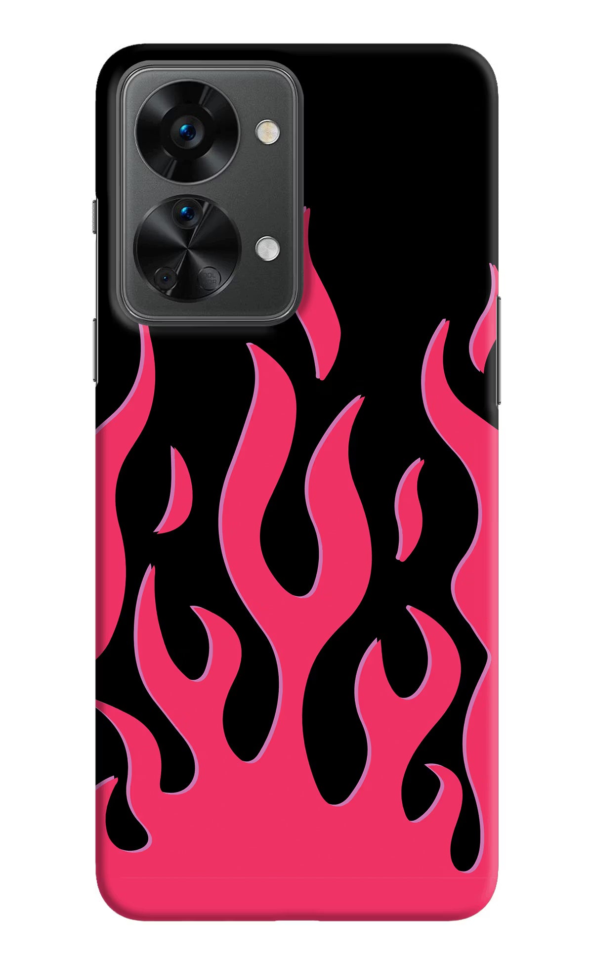 Fire Flames OnePlus Nord 2T 5G Hard Case Back Cover by Casekaro
