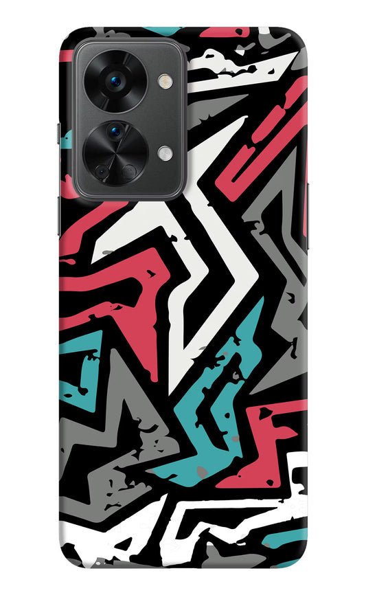 Geometric Graffiti OnePlus Nord 2T 5G Hard Case Back Cover by Casekaro
