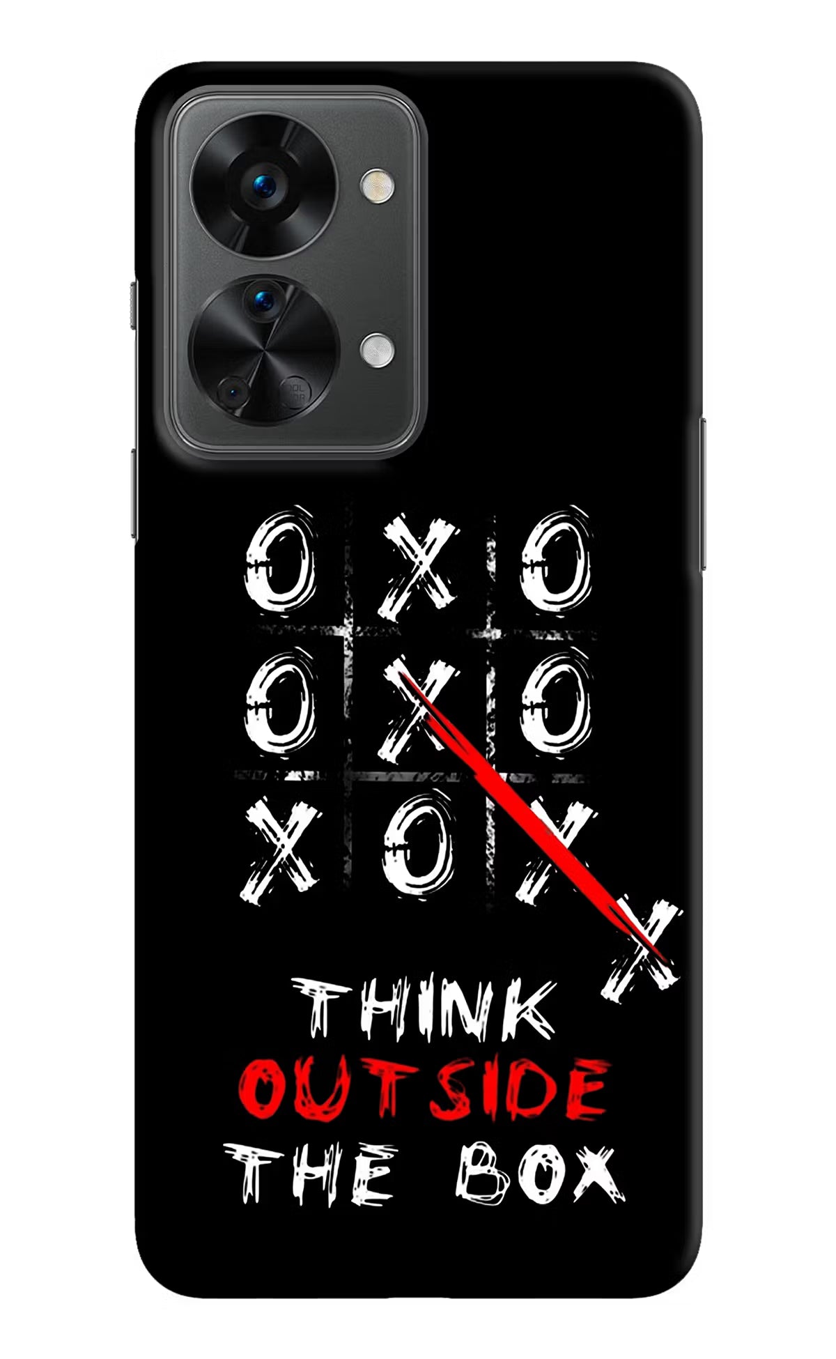 Think out of the BOX OnePlus Nord 2T 5G Hard Case Back Cover by Casekaro
