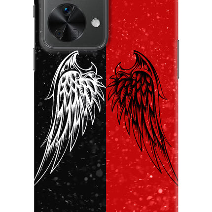Wings OnePlus Nord 2T 5G Hard Case Back Cover by Casekaro