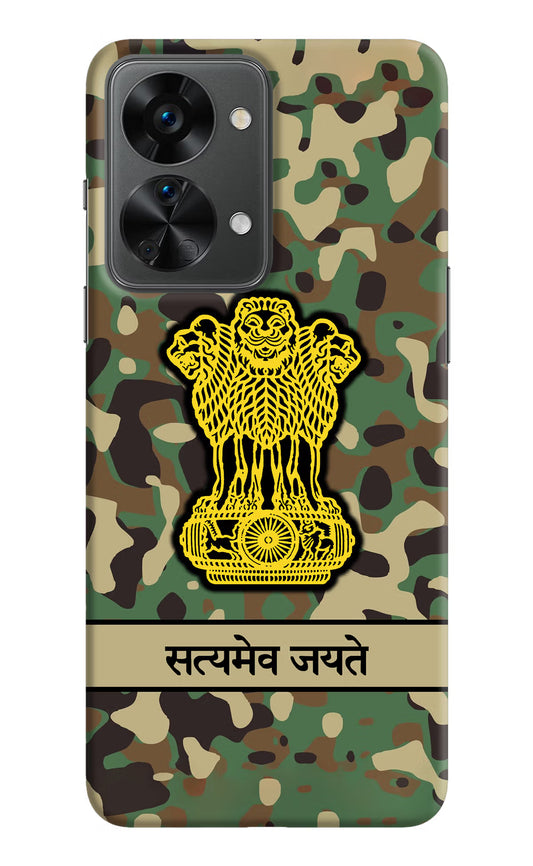 Satyamev Jayate Army OnePlus Nord 2T 5G Hard Case Back Cover by Casekaro