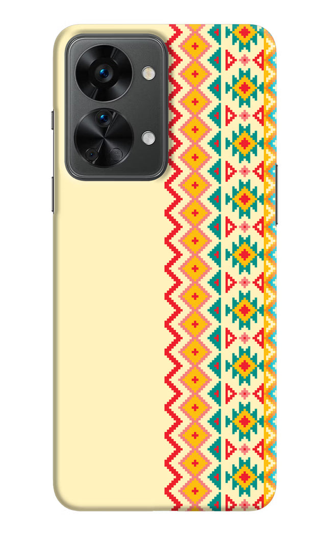 Ethnic Seamless OnePlus Nord 2T 5G Hard Case Back Cover by Casekaro