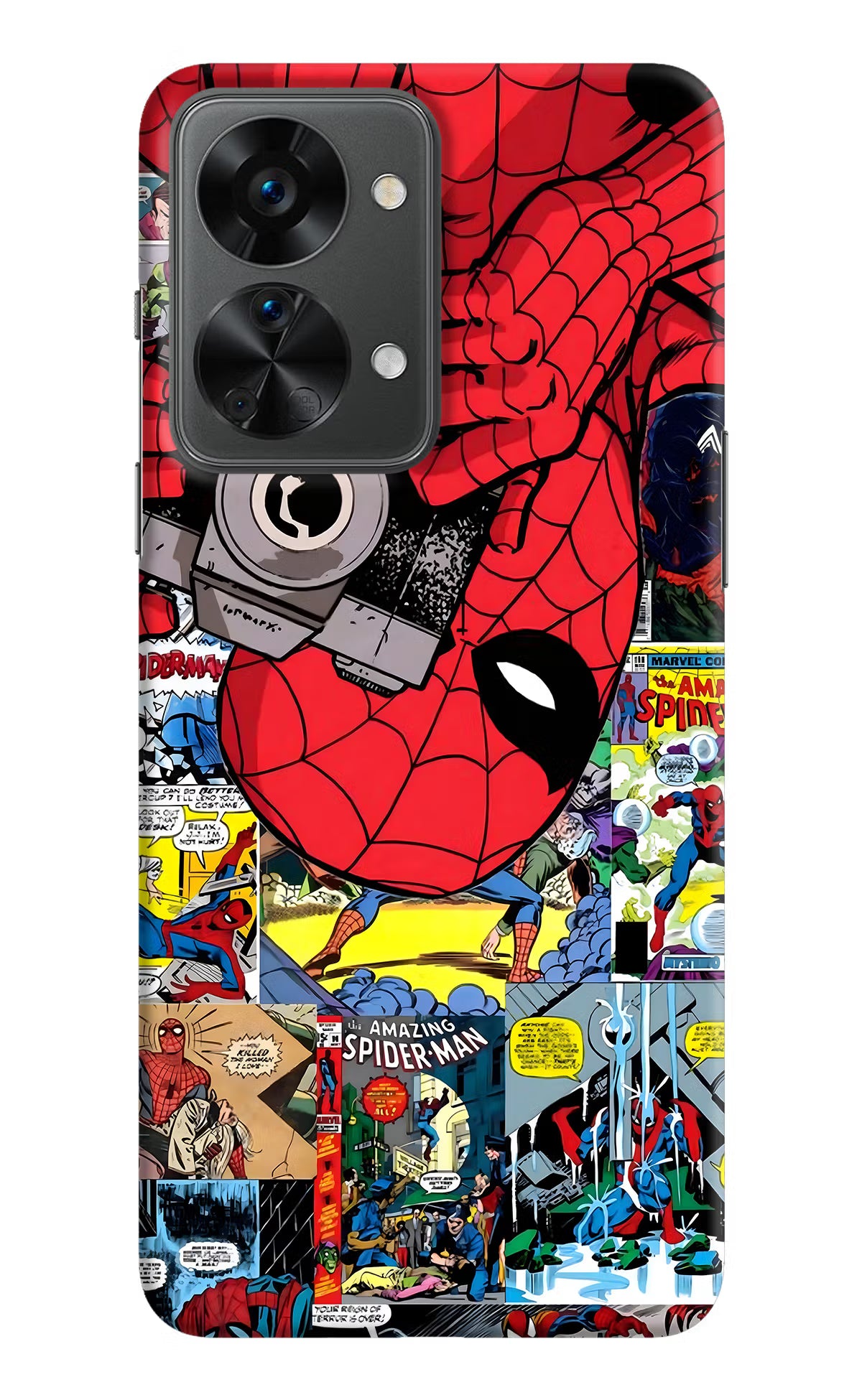 Spider Man OnePlus Nord 2T 5G Hard Case Back Cover by Casekaro