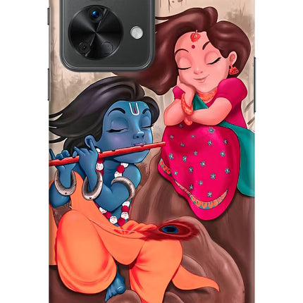 Radhe Krishna OnePlus Nord 2T 5G Hard Case Back Cover by Casekaro