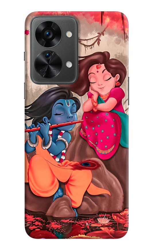 Radhe Krishna OnePlus Nord 2T 5G Hard Case Back Cover by Casekaro
