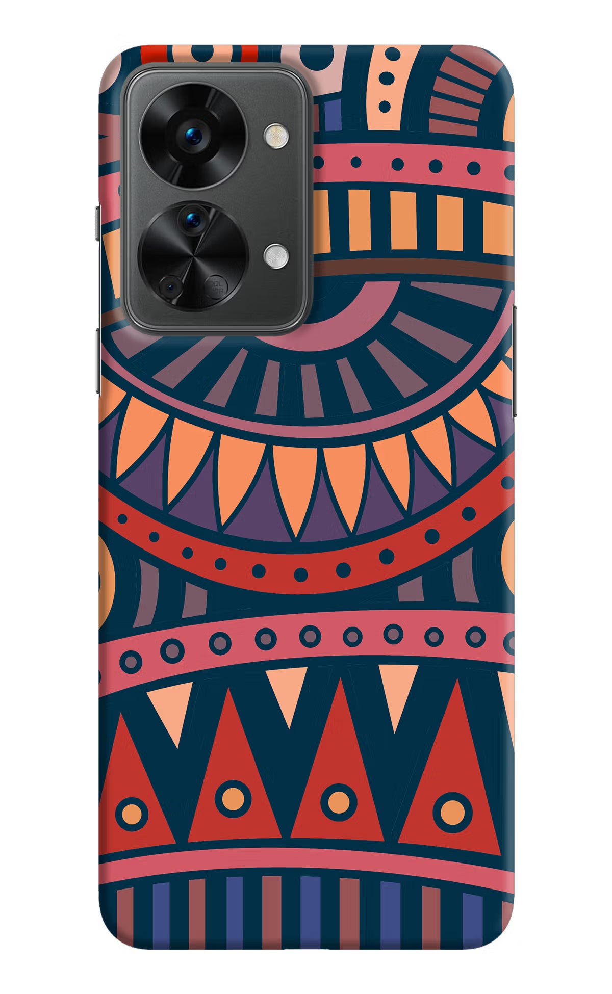 African Culture Design OnePlus Nord 2T 5G Hard Case Back Cover by Casekaro