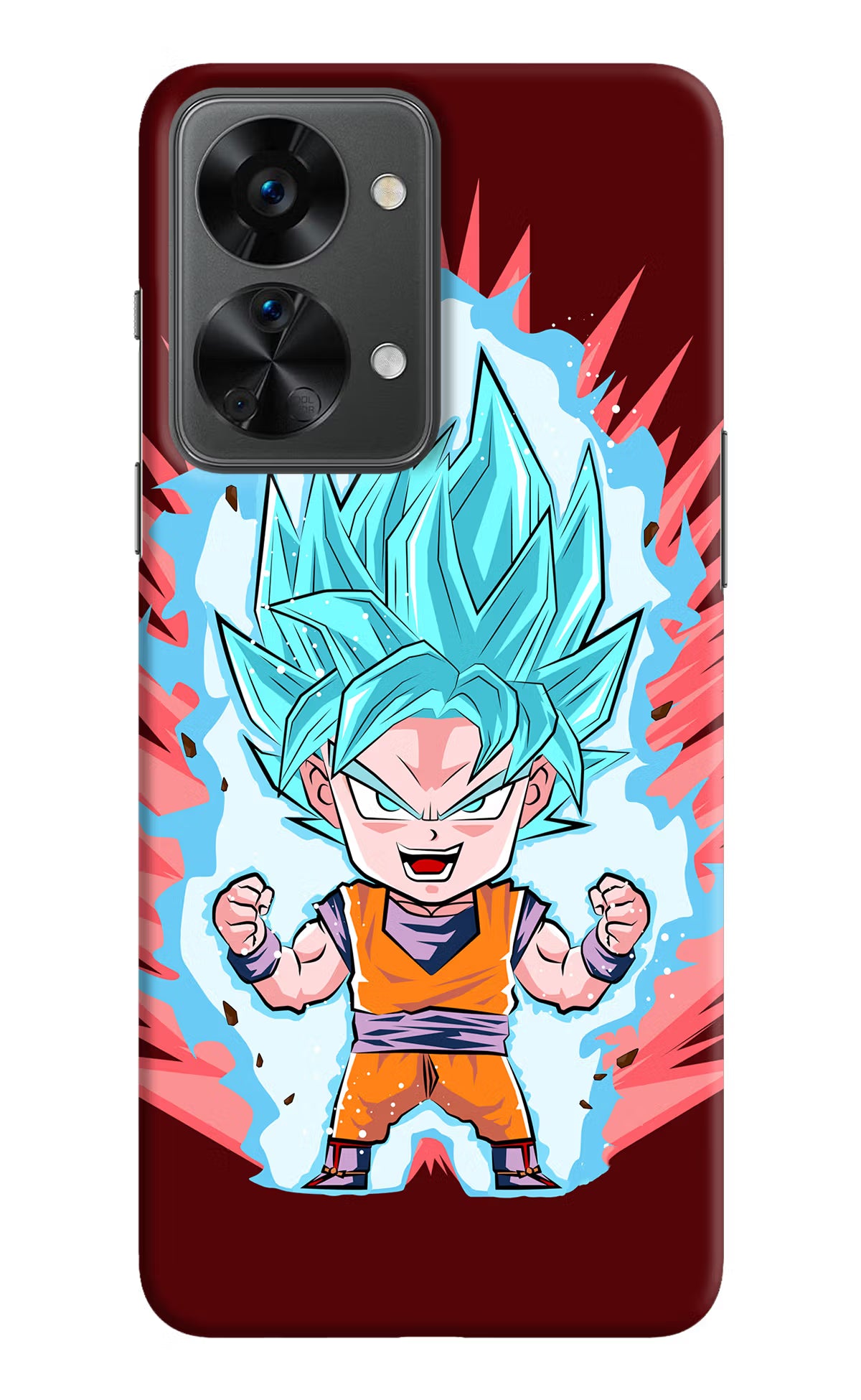 Goku Little OnePlus Nord 2T 5G Hard Case Back Cover by Casekaro