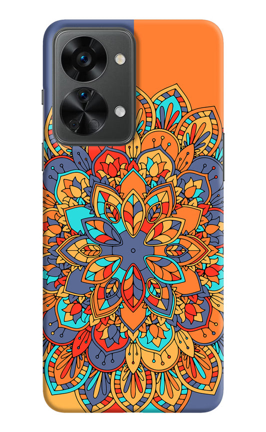 Color Mandala OnePlus Nord 2T 5G Hard Case Back Cover by Casekaro