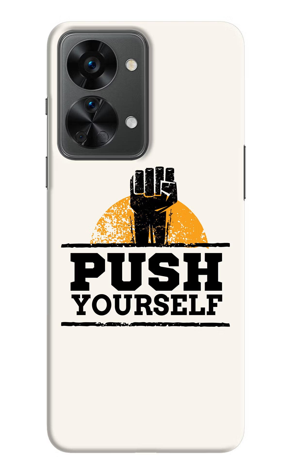 Push Yourself OnePlus Nord 2T 5G Hard Case Back Cover by Casekaro