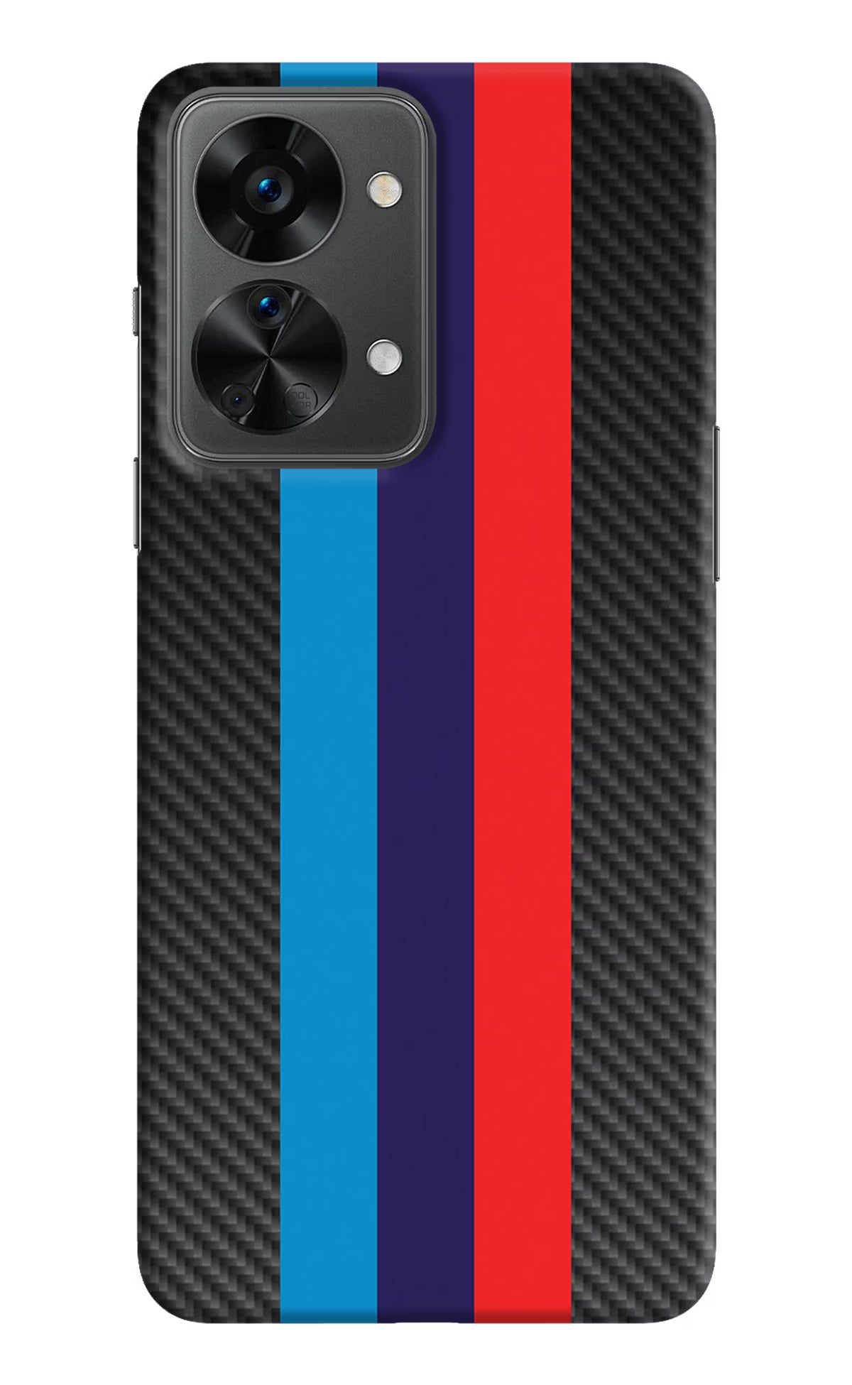 BMW Stripes Pattern OnePlus Nord 2T 5G Hard Case Back Cover by Casekaro