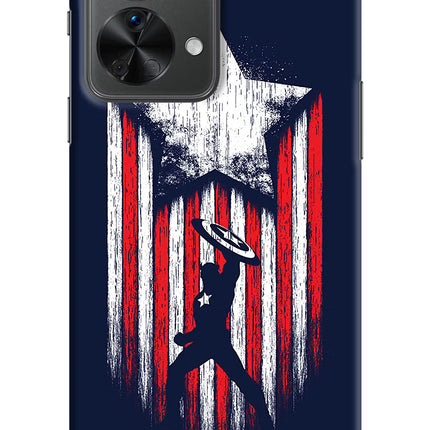 Captain America Marvel Art OnePlus Nord 2T 5G Hard Case Back Cover by Casekaro