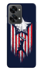Captain America Marvel Art OnePlus Nord 2T 5G Hard Case Back Cover by Casekaro