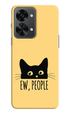 Ew People Catitude OnePlus Nord 2T 5G Hard Case Back Cover by Casekaro