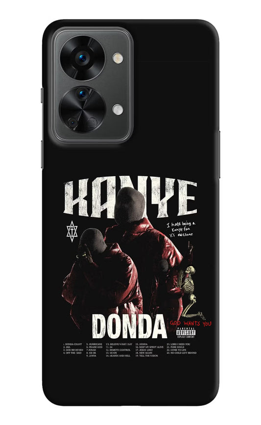 Donda Kanye West OnePlus Nord 2T 5G Hard Case Back Cover by Casekaro