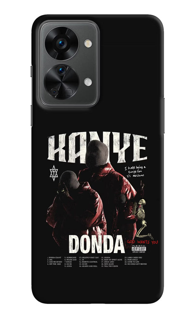 Donda Kanye West OnePlus Nord 2T 5G Hard Case Back Cover by Casekaro