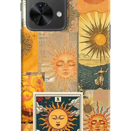 Sun OnePlus Nord 2T 5G Hard Case Back Cover by Casekaro