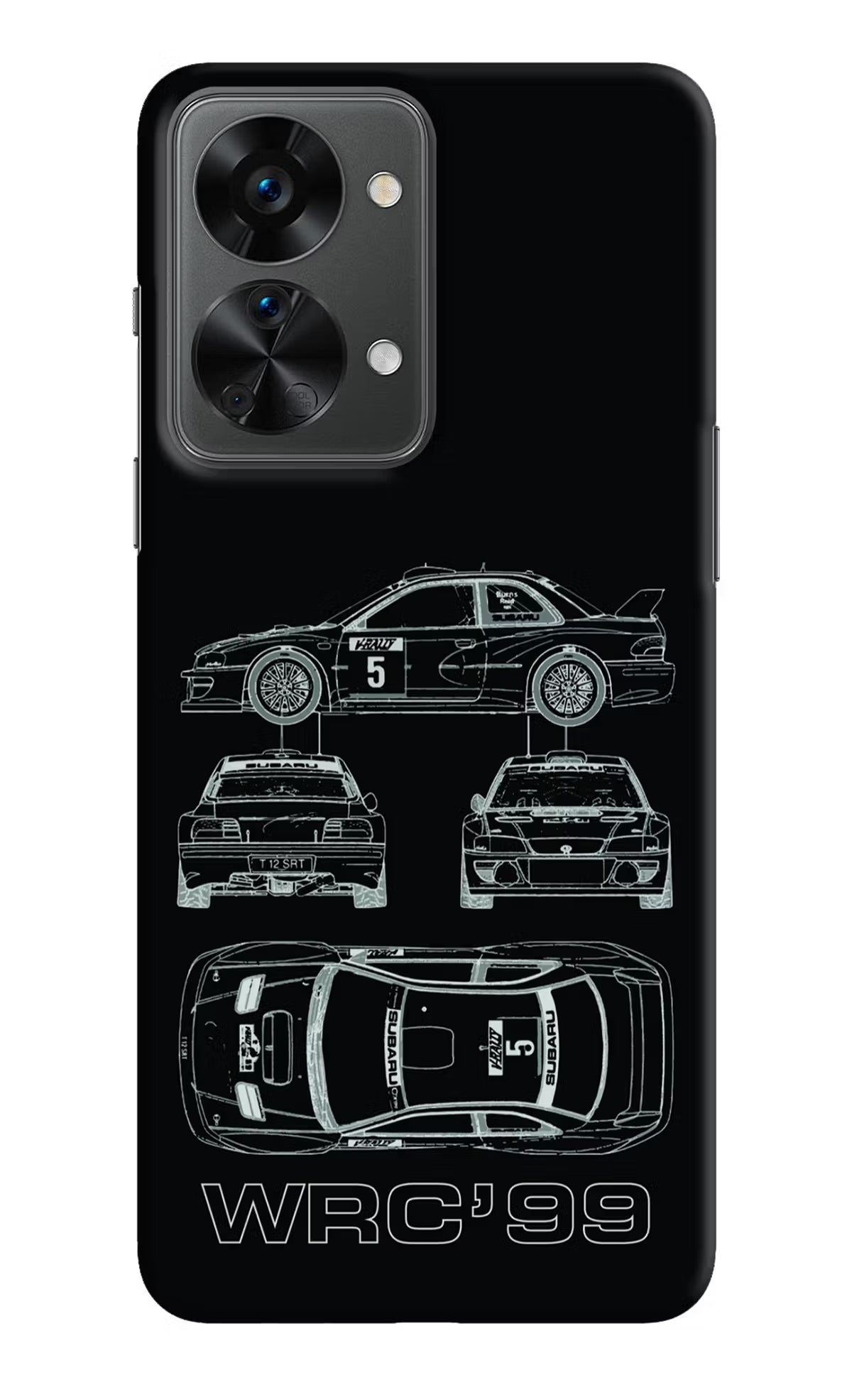 WRC'99 OnePlus Nord 2T 5G Hard Case Back Cover by Casekaro