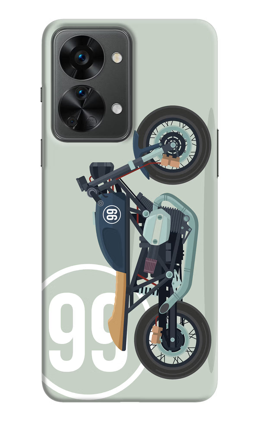 Classic Cafe Racer 99 OnePlus Nord 2T 5G Back Cover, Hard case