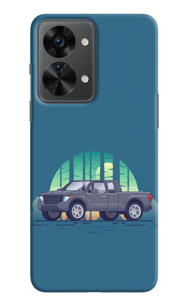 Retro Garage Vibe OnePlus Nord 2T 5G Hard Case Back Cover by Casekaro