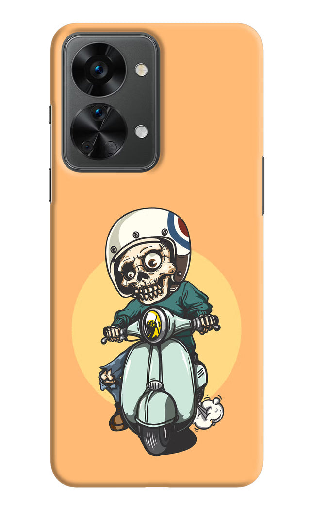 Undead Biker OnePlus Nord 2T 5G Hard Case Back Cover by Casekaro