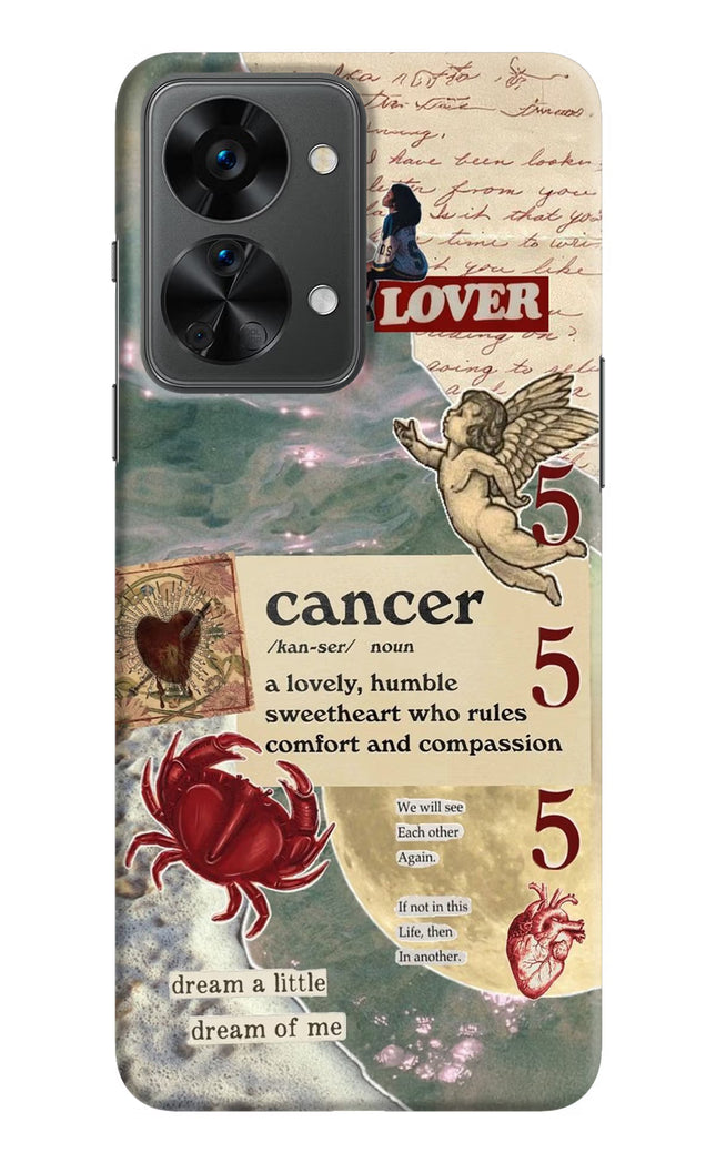 Cancer Zodiac OnePlus Nord 2T 5G Hard Case Back Cover by Casekaro