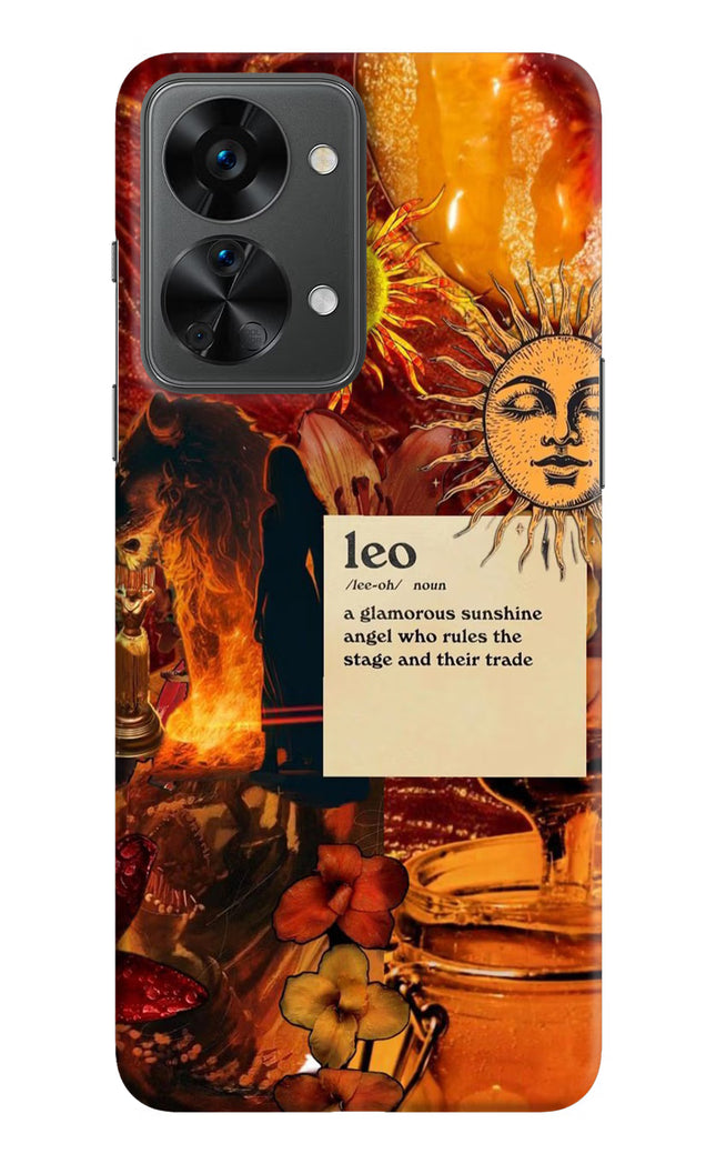Leo Zodiac OnePlus Nord 2T 5G Hard Case Back Cover by Casekaro