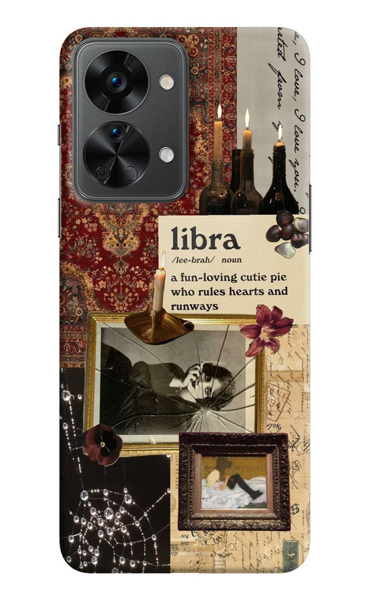 Libra Zodiac OnePlus Nord 2T 5G Hard Case Back Cover by Casekaro