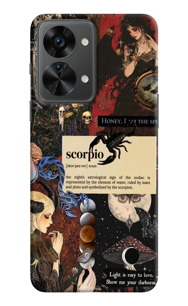 Scorpio Zodiac OnePlus Nord 2T 5G Hard Case Back Cover by Casekaro