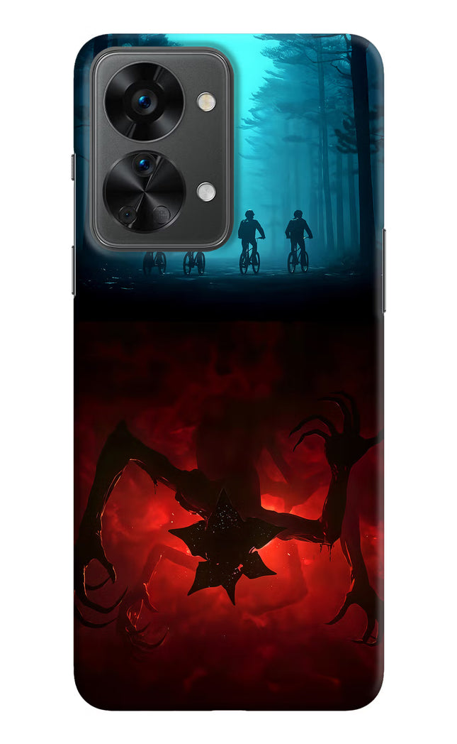 Ordinary Things Downside Up OnePlus Nord 2T 5G Hard Case Back Cover by Casekaro