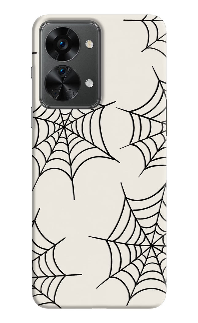 Spider Web OnePlus Nord 2T 5G Hard Case Back Cover by Casekaro