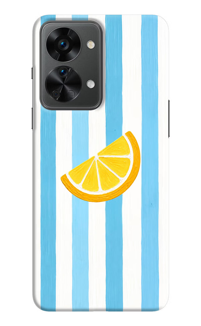 Summer Lemon OnePlus Nord 2T 5G Hard Case Back Cover by Casekaro