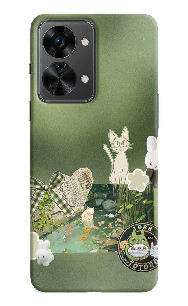 Aesthetic anime OnePlus Nord 2T 5G Hard Case Back Cover by Casekaro