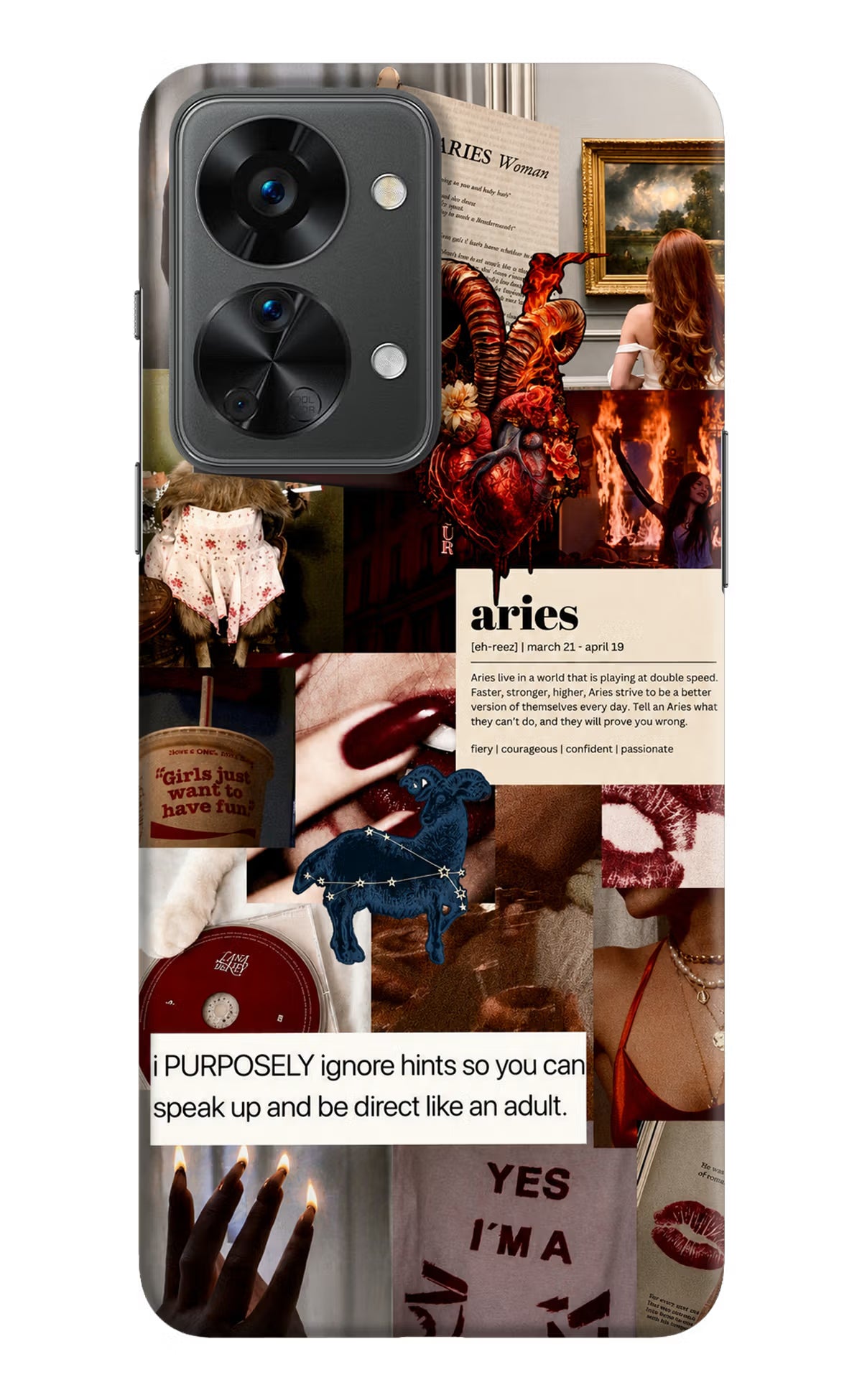 Zodiac Aries OnePlus Nord 2T 5G Back Cover